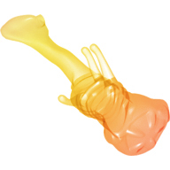 Trans-Orange Bionicle Squid Rubber