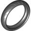 Black Tyre 94.2 x 22 Motorcycle Racing Tread
