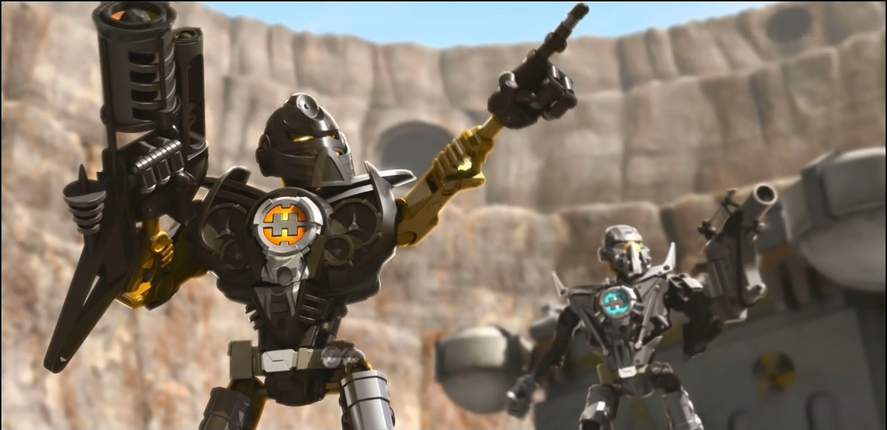 Стрингер и Балк отражают нападение злодеев Stringer_and_Bulk_in_battle